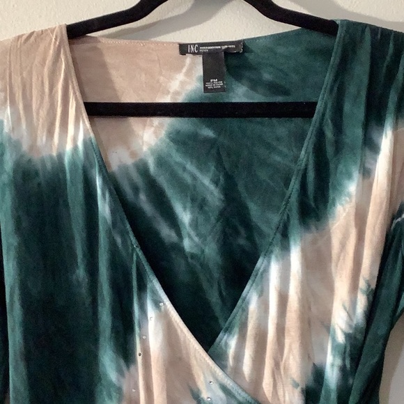 I-N-C International Concept Petite Tie Dye Dress - Picture 8 of 9